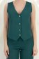 Vesta din stofa verde-inchis cu un croi usor cambrat si decolteu in v - StarShinerS 5 - StarShinerS.ro