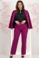 Bluza din satin neagra cu un croi usor larg si volanase la maneca - StarShinerS 2 - StarShinerS.ro