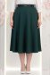 Fusta stofa elastica verde midi in clos cu accesoriu tip curea - StarShinerS 1 - StarShinerS.ro