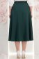 Fusta stofa elastica verde midi in clos cu accesoriu tip curea - StarShinerS 2 - StarShinerS.ro