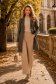 Trench din piele ecologica kaki cambrat cu elastic in talie 7 - StarShinerS.ro
