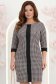 Rochie stofa elastica neagra scurta cu un croi drept - StarShinerS 1 - StarShinerS.ro