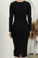 StarShinerS černá šaty přes koleno typ tužky jersey 6 - StarShinerS.cz