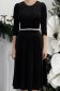 Rochie din catifea neagra in clos cu umeri bufanti si aplicatii cu perle pe cordon - StarShinerS 7 - StarShinerS.ro