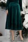 StarShinerS zelen suknja cloche midi baršun 4 - StarShinerS.hr