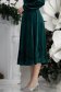 StarShinerS zelen suknja cloche midi baršun 3 - StarShinerS.hr
