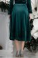 StarShinerS zelen suknja cloche midi baršun 5 - StarShinerS.hr