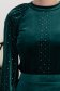 Bluza dama din catifea verde mulata cu sclipici si maneci bufante - StarShinerS 4 - StarShinerS.ro