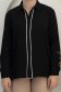 Camasa dama din satin neagra cu maneca lunga si croi larg 4 - StarShinerS.ro