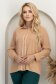 Bež košulja za žene dugi rukav saten 1 - StarShinerS.hr