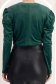 Bluza dama din catifea verde umeri bufanti - StarShinerS 4 - StarShinerS.ro
