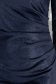 Rochie din catifea cu sclipici bleumarin tip creion cu drapaje laterale - StarShinerS 4 - StarShinerS.ro
