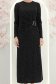 Rochie din lurex neagra midi tip creion cu aplicatii stralucitoare - StarShinerS 5 - StarShinerS.ro