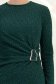 Rochie din lurex verde midi tip creion cu aplicatii stralucitoare - StarShinerS 4 - StarShinerS.ro