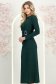 Rochie din lurex verde midi tip creion cu aplicatii stralucitoare - StarShinerS 2 - StarShinerS.ro
