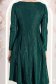 Rochie din catifea verde pana la genunchi in clos cu decolteu rotunjit - StarShinerS 4 - StarShinerS.ro