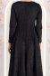 Rochie din catifea neagra pana la genunchi in clos cu decolteu rotunjit - StarShinerS 7 - StarShinerS.ro