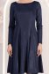 Rochie din catifea bleumarin pana la genunchi in clos cu decolteu rotunjit - StarShinerS 4 - StarShinerS.ro