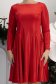 Rochie din catifea rosie scurta in clos cu sclipici - StarShinerS 5 - StarShinerS.ro