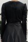 Bluza dama din catifea neagra cu un croi drept si umeri bufanti - StarShinerS 6 - StarShinerS.ro