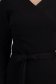 StarShinerS černá šaty přes koleno pletení typ tužky 4 - StarShinerS.cz