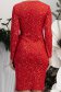 StarShinerS crven haljina kratak vrsta olovke baršun 6 - StarShinerS.hr