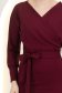 Rochie din modal zmeura midi tip creion decolteu petrecut - StarShinerS 4 - StarShinerS.ro
