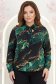 Bluza din satin verde cu croi larg si guler tip esarfa - StarShinerS 1 - StarShinerS.ro