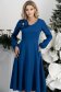 Plava haljina midi tkanine cloche 1 - StarShinerS.hr