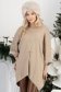 Bežový dámská halenka pletení široké 1 - StarShinerS.cz