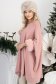 Růžová dámská halenka široké pletení 2 - StarShinerS.cz