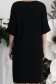 Crno haljina širok pletenje 6 - StarShinerS.hr