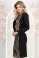 StarShinerS crno ženska jakna ravno tkanine 3 - StarShinerS.hr