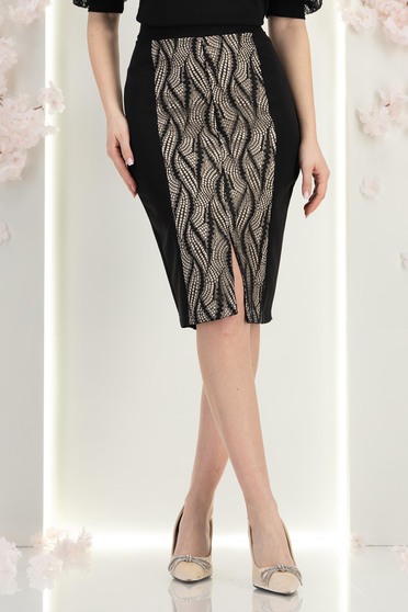 StarShinerS crno suknja vrsta olovke tkanine