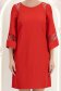 StarShinerS červená šaty krátký rovná 5 - StarShinerS.cz