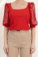 StarShinerS crven bluza za žene krep lijevanim 6 - StarShinerS.hr
