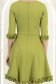 StarShinerS světle zelená šaty zvonový skleník krátký jersey 6 - StarShinerS.cz