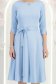 Rochie din jersey albastru-deschis midi in clos accesorizata cu brosa - StarShinerS 6 - StarShinerS.ro