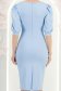 StarShinerS plava svijetla haljina jersey midi vrsta olovke 6 - StarShinerS.hr