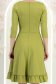 Rochie din jersey verde-deschis scurta in clos cu volanase - StarShinerS 6 - StarShinerS.ro