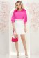 Bluza dama din material fluid fuchsia cu croi larg si volanase - StarShinerS 3 - StarShinerS.ro