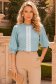 Bluza din material fluid mint cu un croi larg si aplicatii de dantela - StarShinerS 1 - StarShinerS.ro