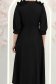 Rochie din voal neagra midi in clos cu volanase - StarShinerS 6 - StarShinerS.ro
