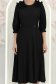 Rochie din voal neagra midi in clos cu volanase - StarShinerS 5 - StarShinerS.ro