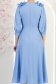 Rochie din voal albastra-deschis midi in clos cu volanase - StarShinerS 6 - StarShinerS.ro