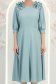 Rochie din voal mint midi in clos cu volanase - StarShinerS 7 - StarShinerS.ro