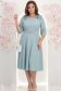 Rochie din voal mint midi in clos cu volanase - StarShinerS 2 - StarShinerS.ro