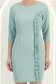 Rochie din stofa mint scurta tip creion cu volanase - StarShinerS 5 - StarShinerS.ro