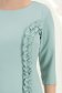 Rochie din stofa mint scurta tip creion cu volanase - StarShinerS 4 - StarShinerS.ro