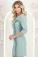 Rochie din stofa mint scurta tip creion cu volanase - StarShinerS 2 - StarShinerS.ro